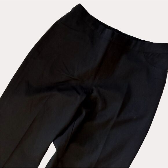 Isaac Mizrahi Live Slim Leg Dress Pants Black 8 NWOT - Picture 2 of 6